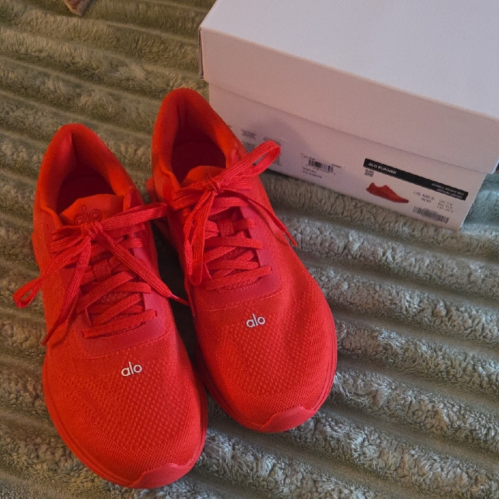 ALO Red Runner Sneakers NWB! Sold Out Online!